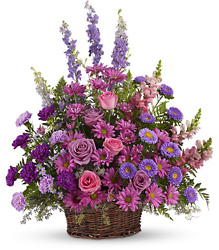 Gracious Lavender Basket from Lagana Florist in Middletown, CT